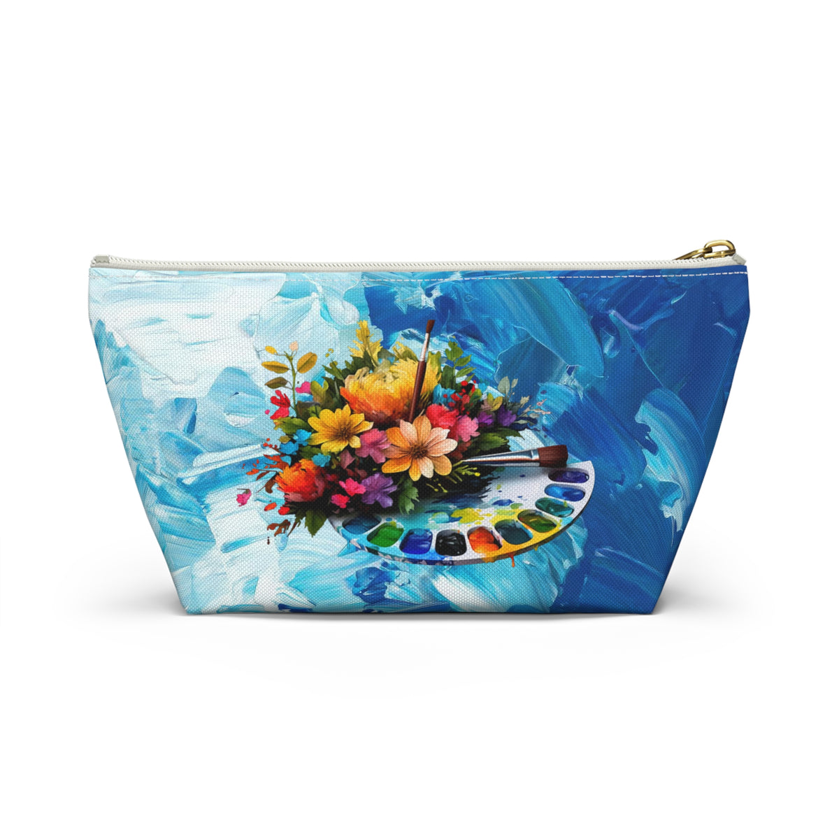 Creativity Blossoms T-bottom Pouch - Art Journal Junction