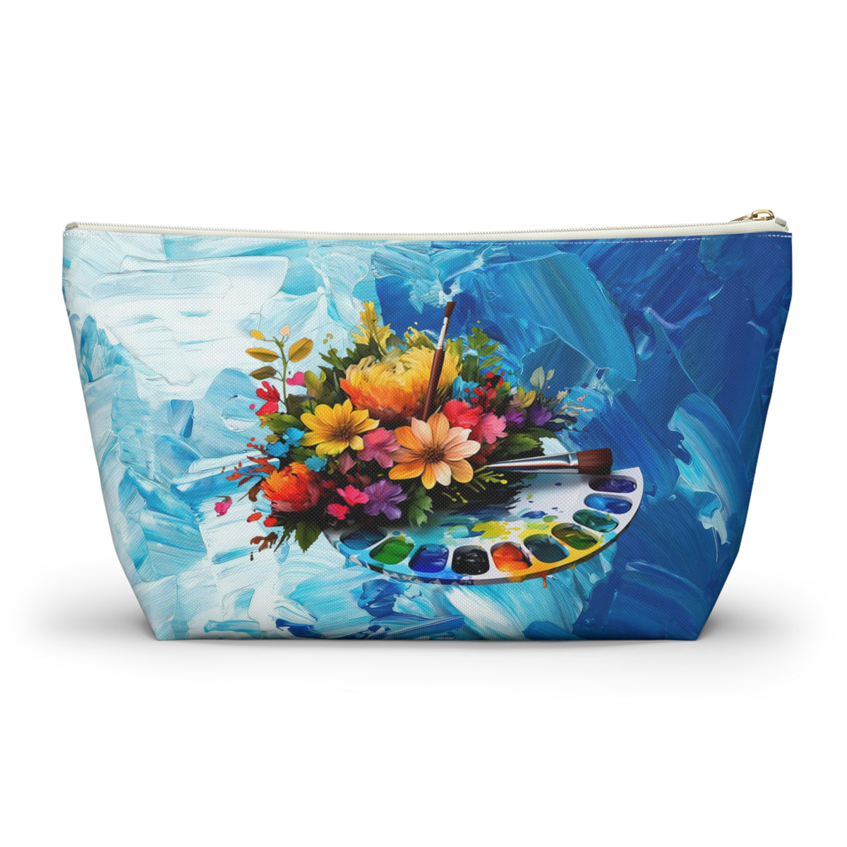 Creativity Blossoms T-bottom Pouch - Art Journal Junction