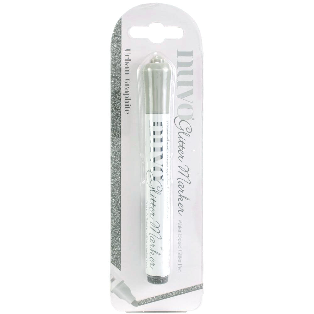 Nuvo Urban Graphite Glitter Marker - Art Journal Junction