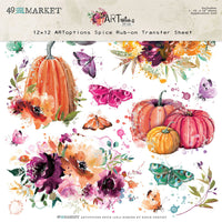 49 & Market ARToptions Spice 12x12 Rub-On Transfers - Art Journal Junction