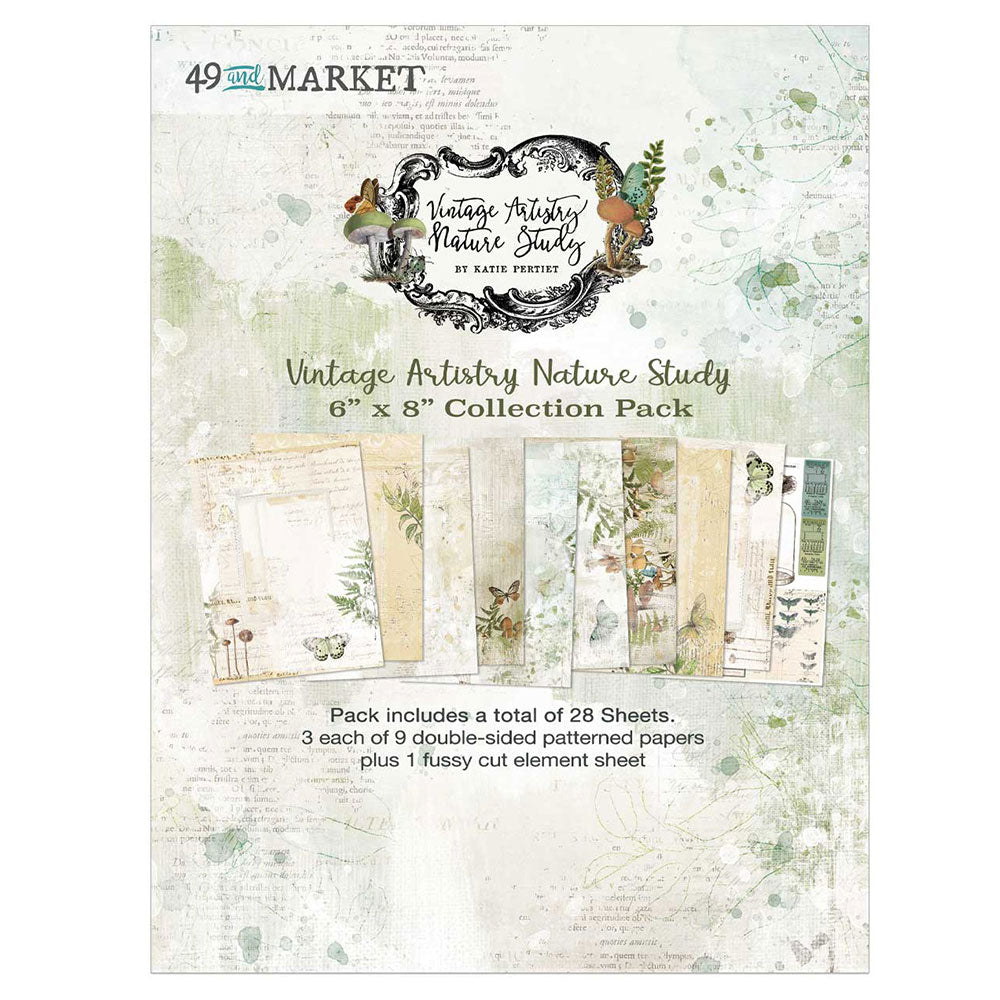 49 & Market Nature Study 6x8 Paper Collection - Art Journal Junction