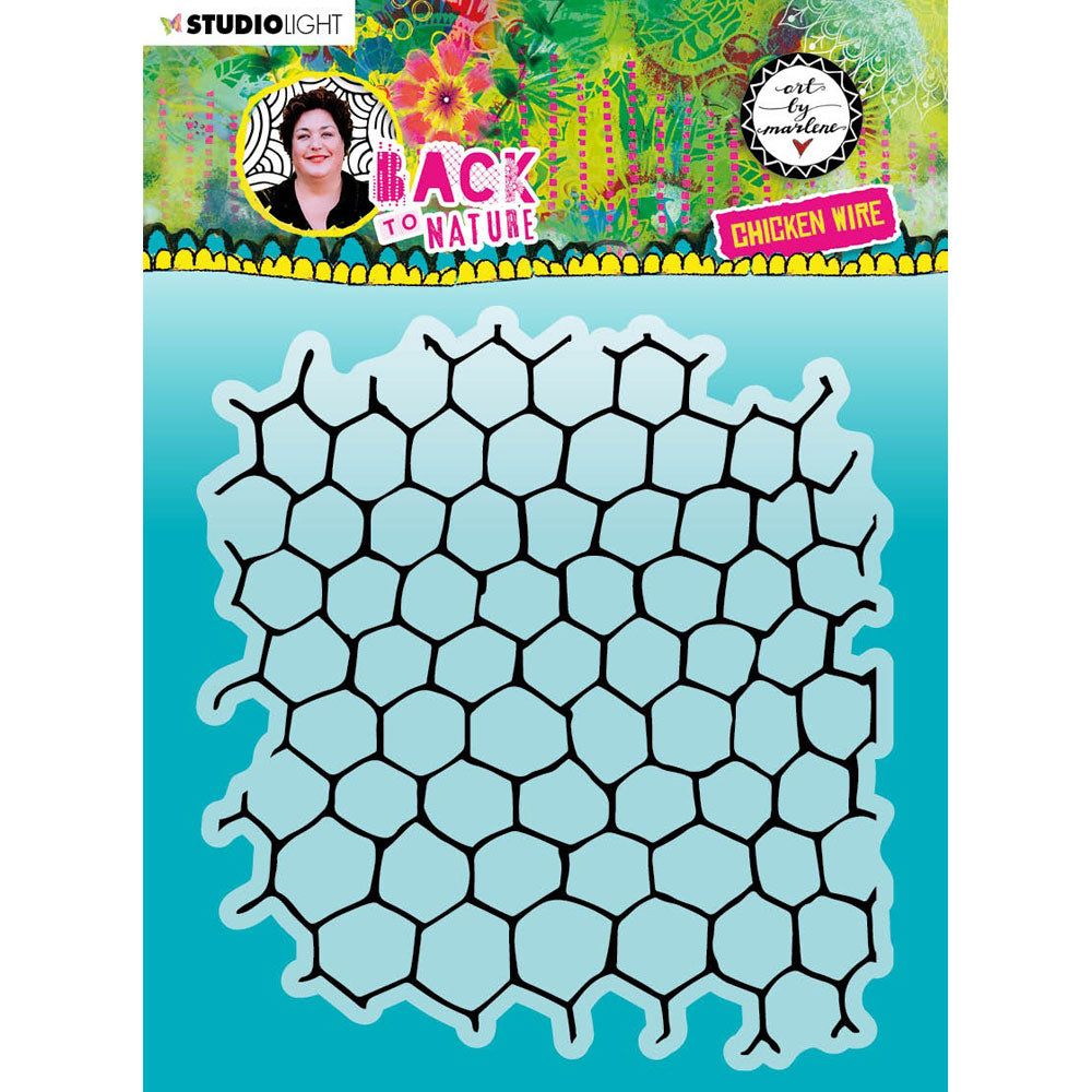 Art by Marlene Back to Nature Chicken Wire Stamp Set - Art Journal Junction