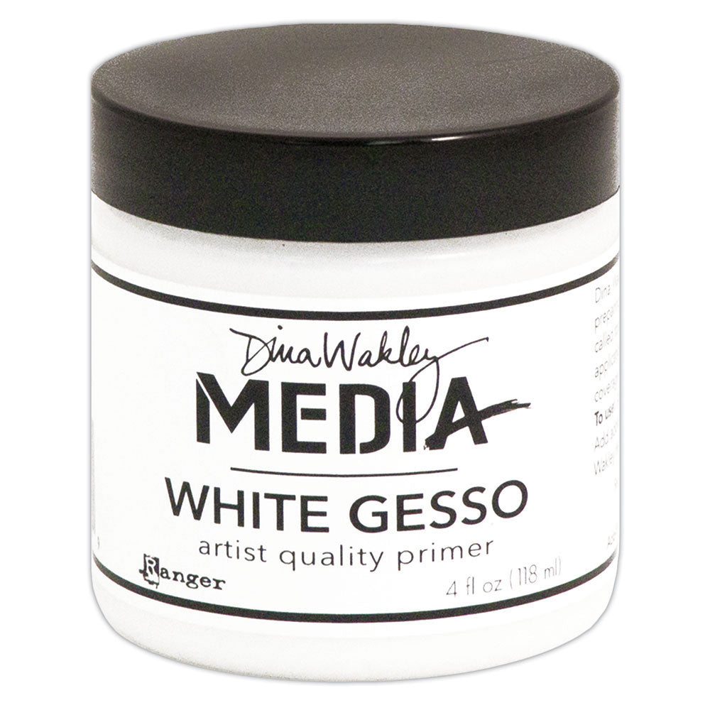 Dina Wakley Media White Gesso, 4oz jar - Art Journal Junction