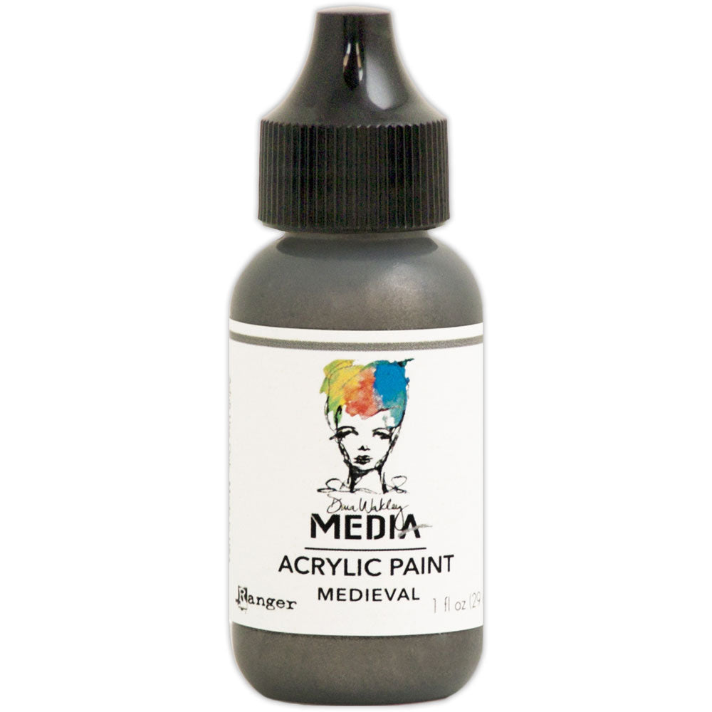Dina Wakley Media Heavy Body Acrylic Paint - Medieval - Art Journal Junction