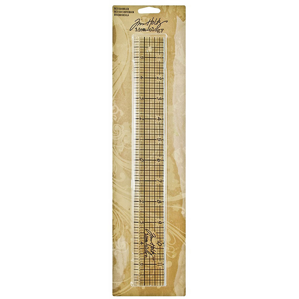 Tim Holtz Idea-ology 12" Acrylic Design Ruler - Art Journal Junction