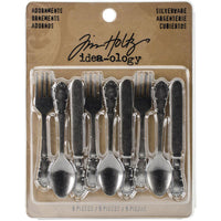 Tim Holtz Idea-ology Silverware Adornments - Art Journal Junction