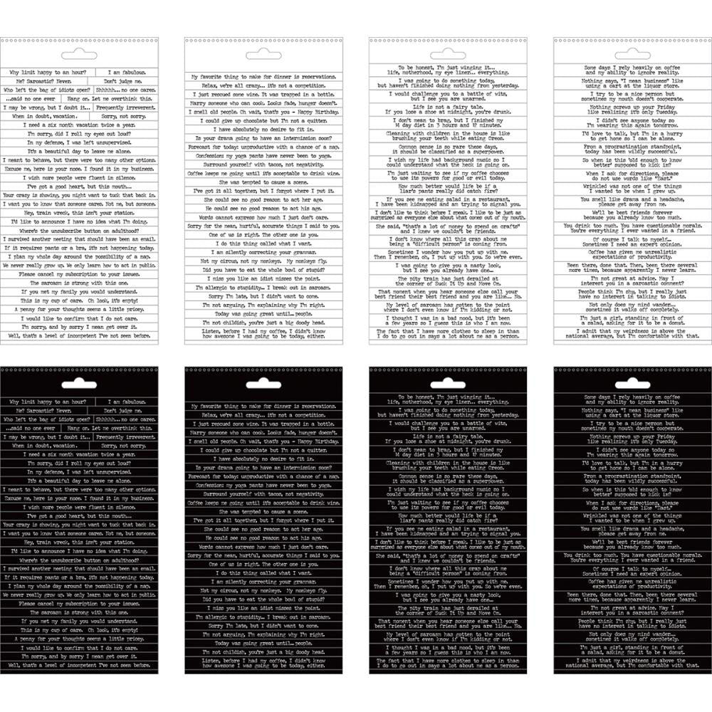 Tim Holtz Idea-ology Small Talk Snarky Sticker Book - Art Journal Junction