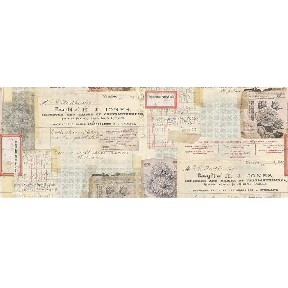 Tim Holtz Idea-ology Document Collage Paper - Art Journal Junction