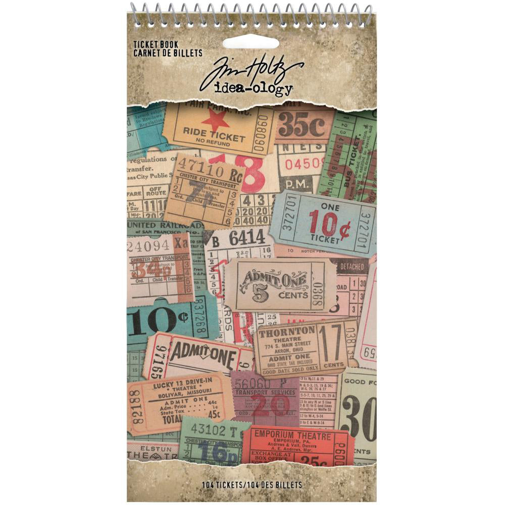 Tim Holtz Idea-ology Ticket Book - Art Journal Junction