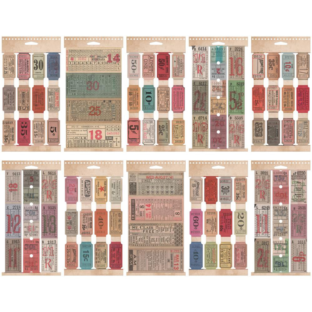 Tim Holtz Idea-ology Ticket Book - Art Journal Junction