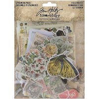 Tim Holtz Idea-ology Field Notes Ephemera - Art Journal Junction