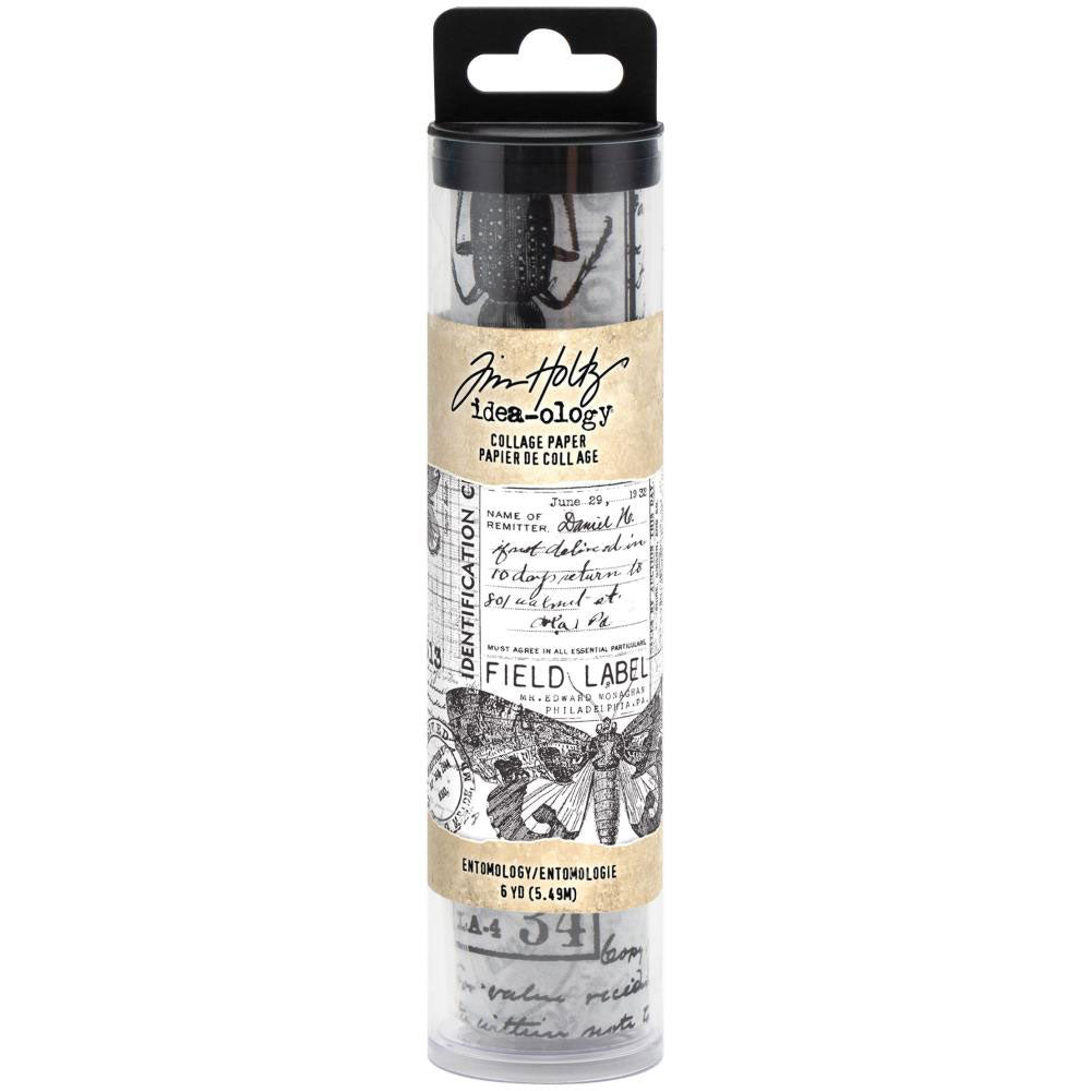 Tim Holtz Idea-ology Entomology Collage Paper - Art Journal Junction