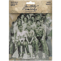Tim Holtz Idea-ology Paper Doll Groups - Art Journal Junction