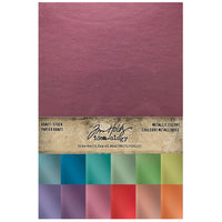 Tim Holtz Idea-ology 6x9 Metallic Colors Kraft Stock - Art Journal Junction