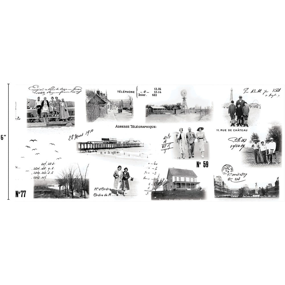 Tim Holtz Idea-ology Photographic Collage Paper - Art Journal Junction