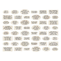 Tim Holtz Idea-ology Labels Quote Chips - Art Journal Junction