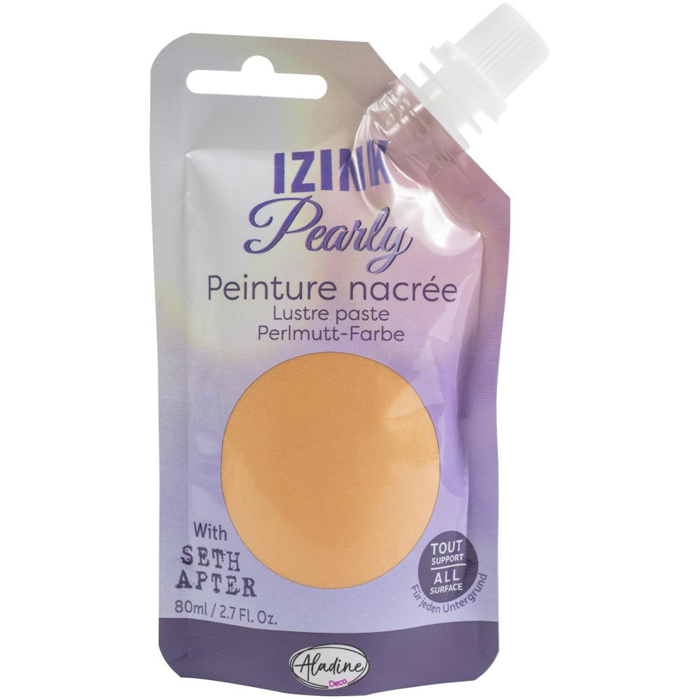 iZink Pale Peach Pearly Paint - Art Journal Junction