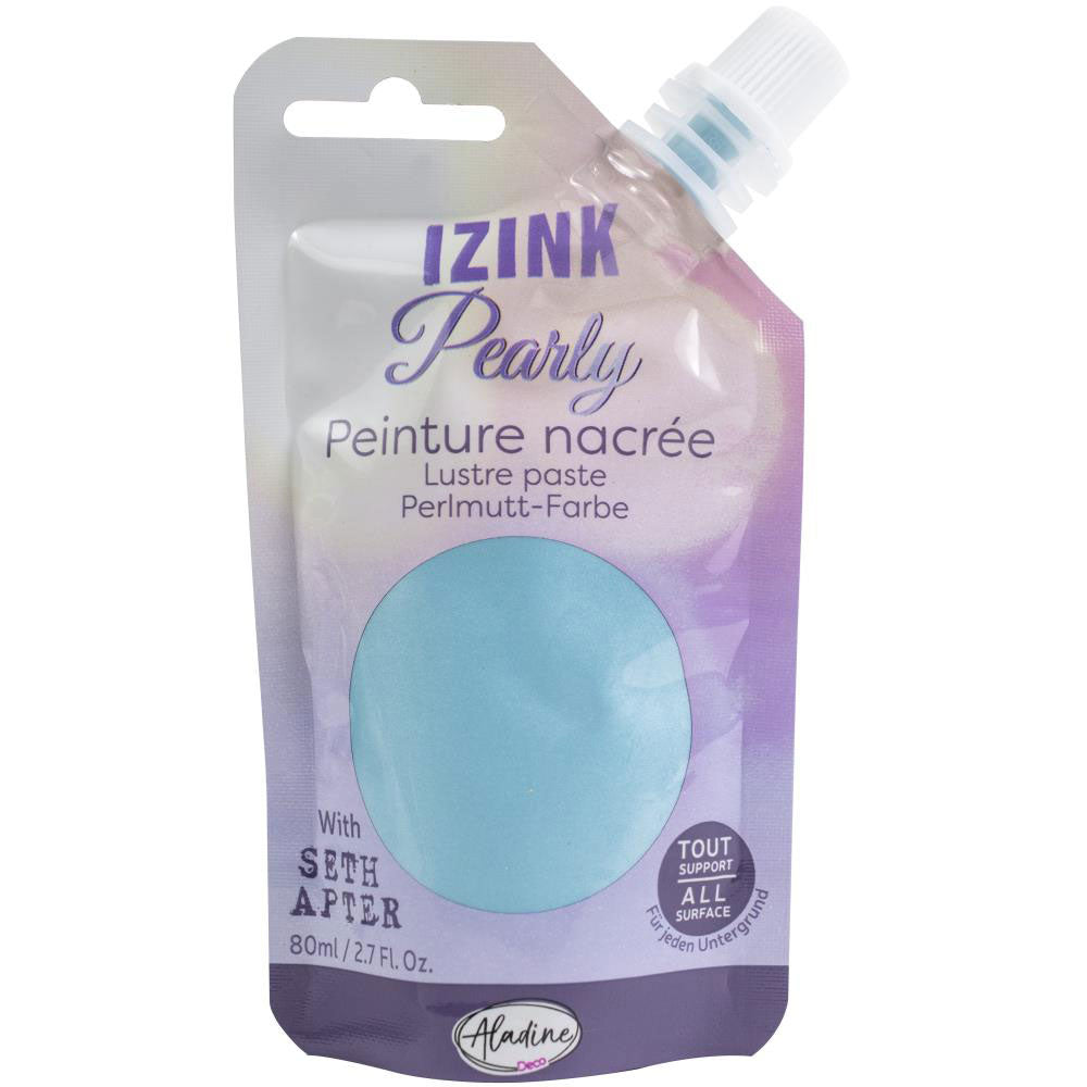 iZink Winter Sky Pearly Paint - Art Journal Junction