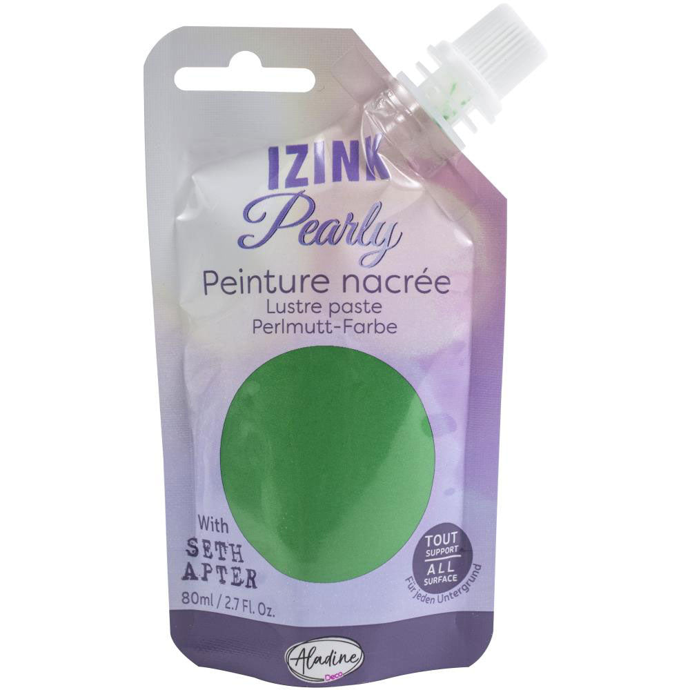 iZink Jade Pearly Paint - Art Journal Junction