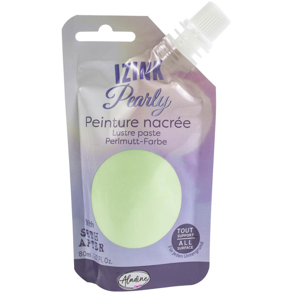 iZink Peppermint Cream Pearly Paint - Art Journal Junction