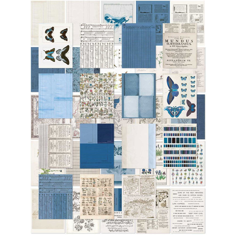 49 & Market Color Swatch: Inkwell 6x8 Collage Sheets