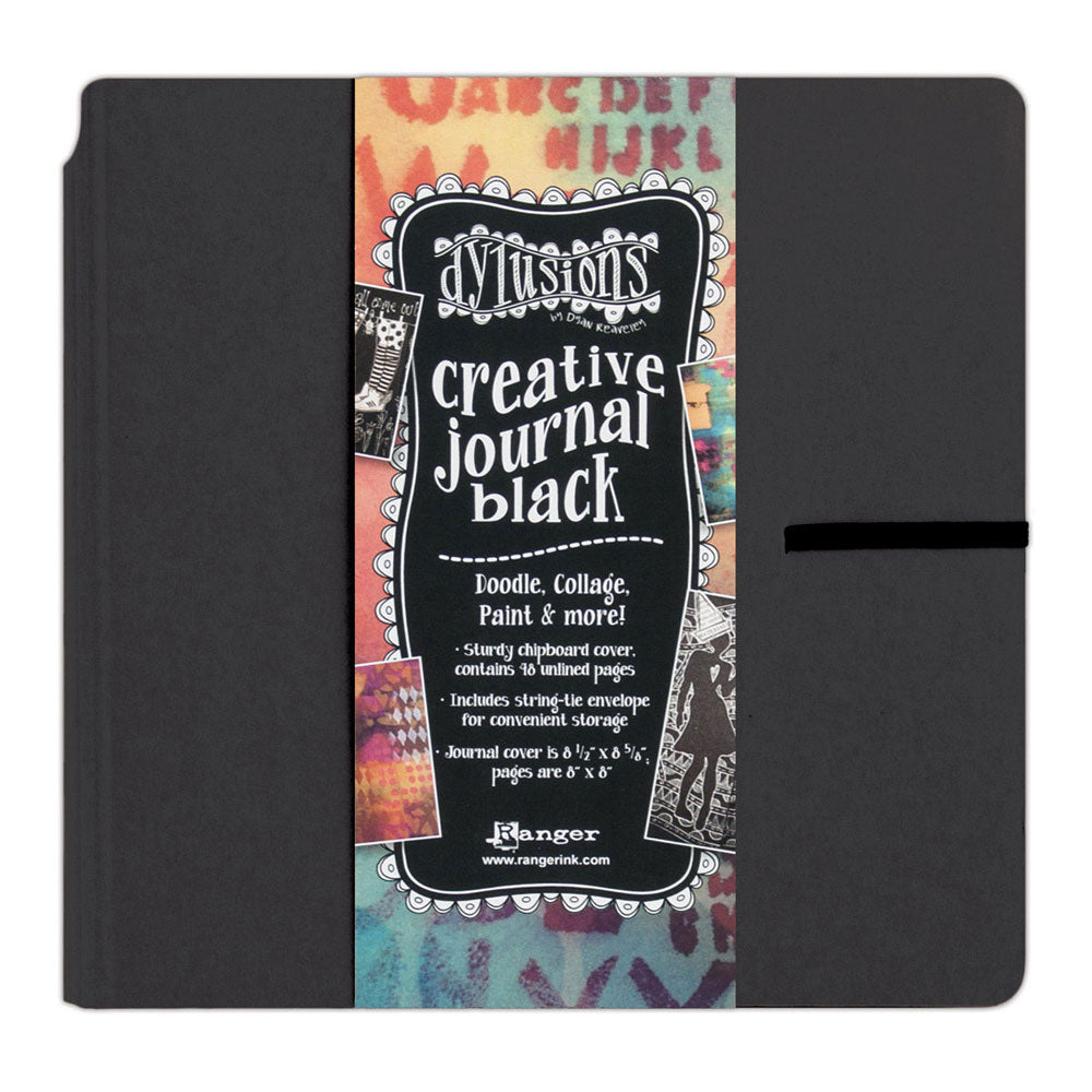 Dylusions Square Black Creative Art Journal