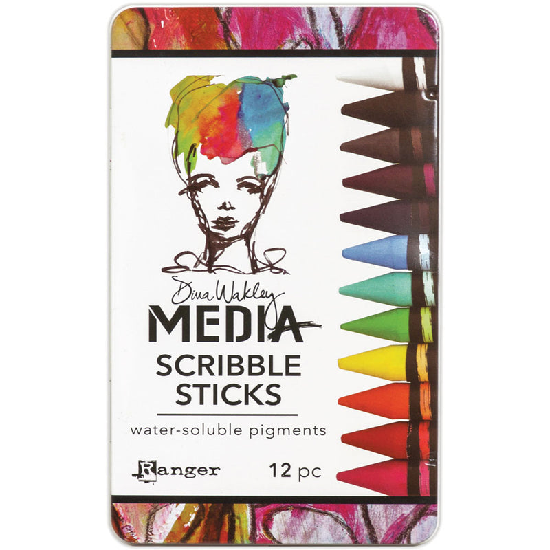 Dina Wakley Media Scribble Sticks - Set 1 – Art Journal Junction