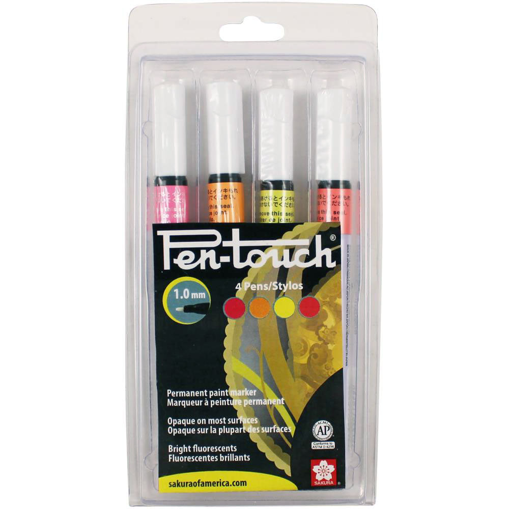 Pen-Touch® Fluorescent Paint Markers, Fine Point