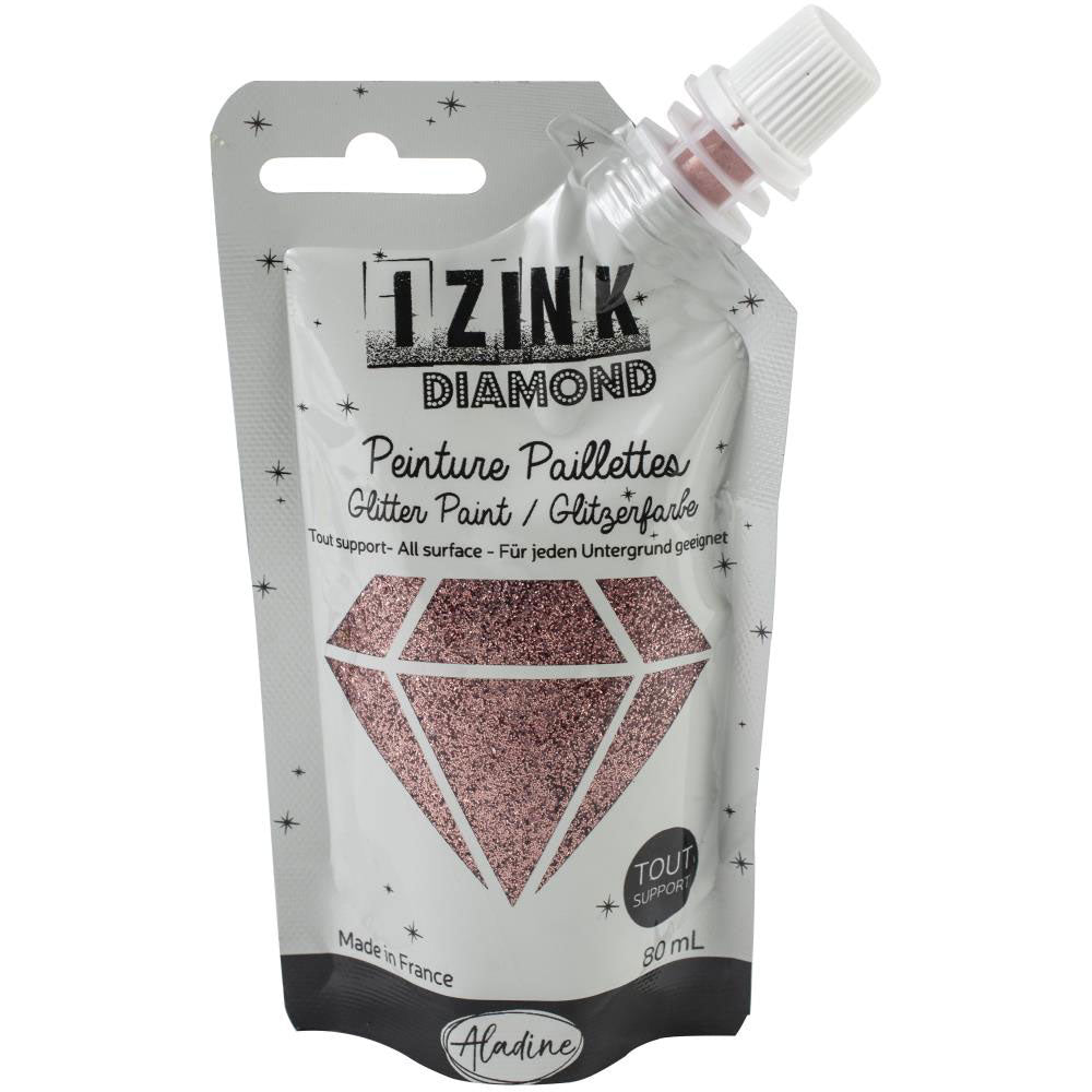 iZink Diamond Glitter Paint - Light Pink 80828