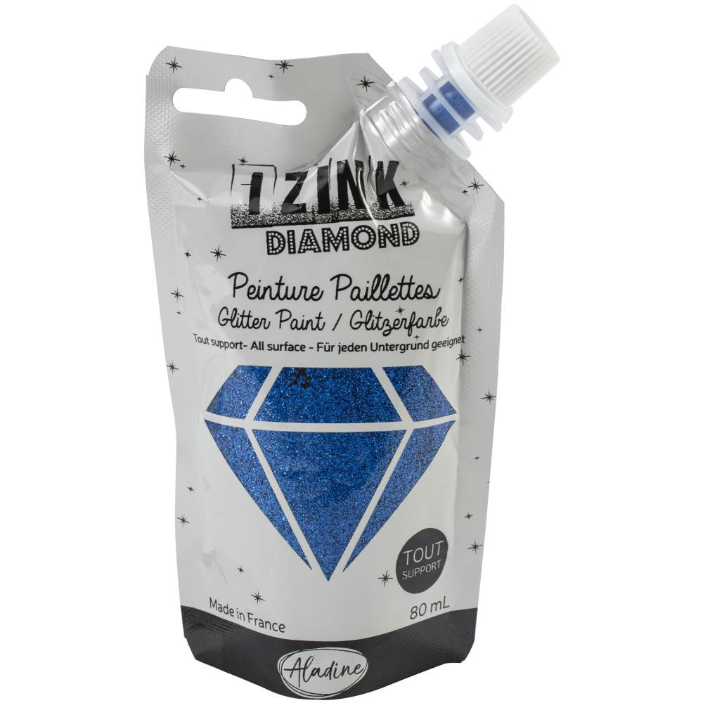 iZink Blue Diamond Glitter Paint