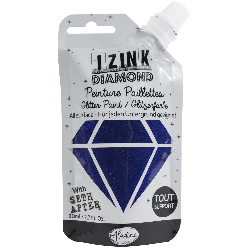 iZink Diamond Glitter Paint - Beautiful Blue 80884