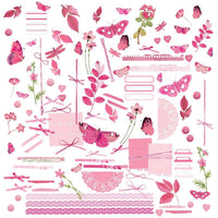49 & Market Color Swatch: Blossom Laser Cut Elements - Art Journal Junction