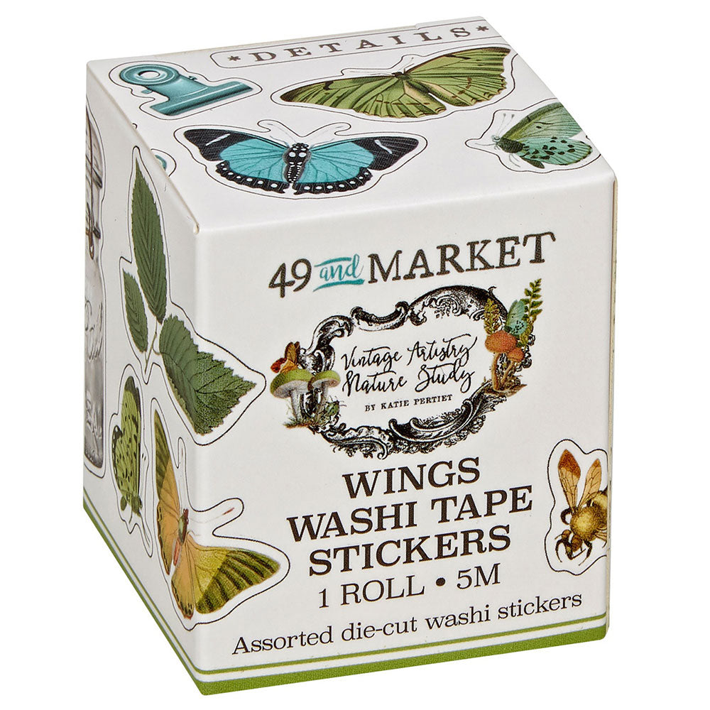49 & Market Nature Study Wings Washi Sticker Roll
