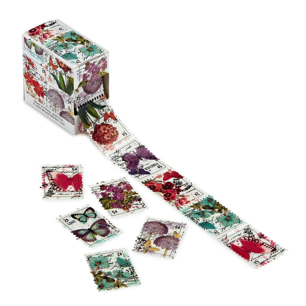 49 & Market Spectrum Gardenia Postage Stamp Washi Tape