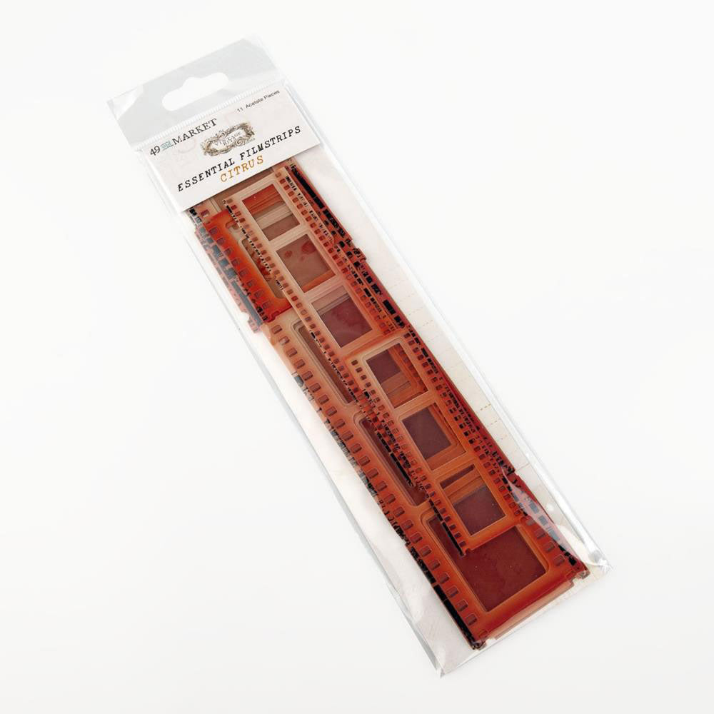 49 & Market Vintage Artistry Citrus Filmstrips - Art Journal Junction