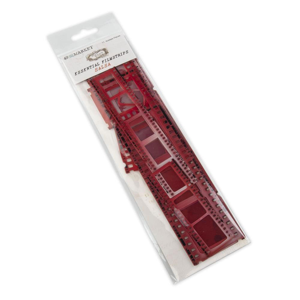 49 & Market Vintage Artistry Salsa Filmstrips - Art Journal Junction