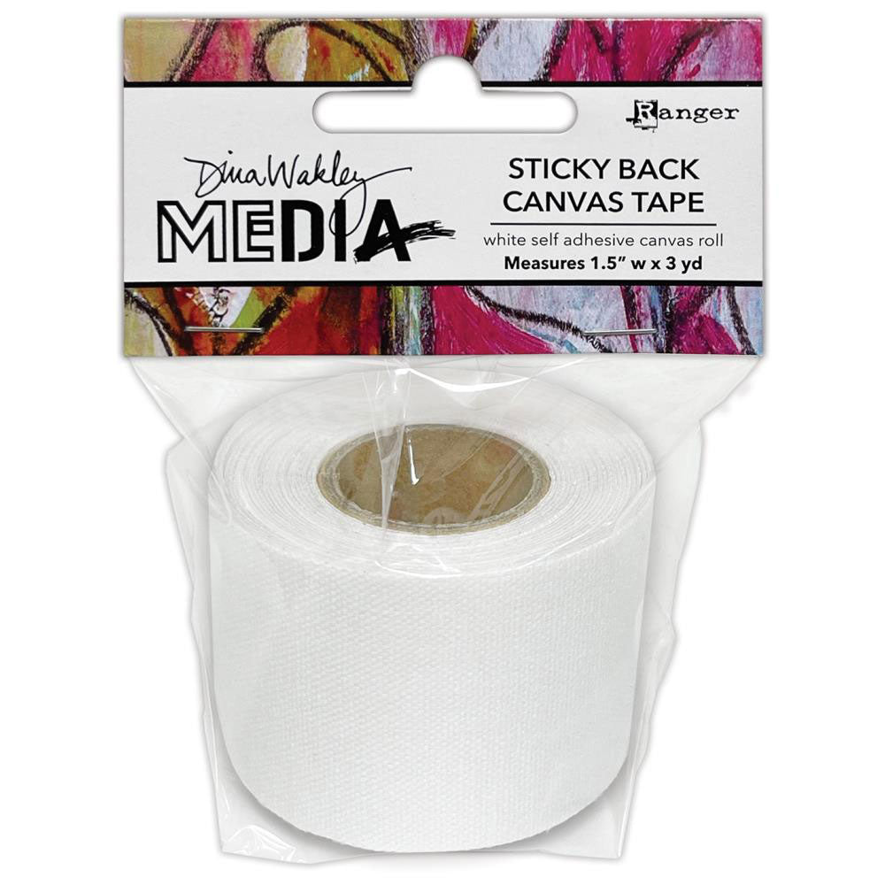 Dina Wakley Media 1.5" Sticky Back Canvas Tape - Art Journal Junction