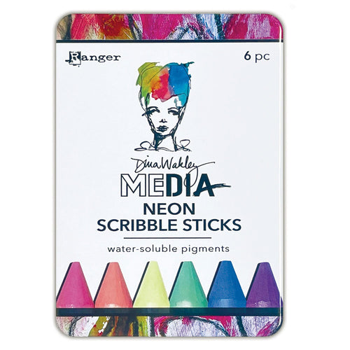 Dina Wakley Media Scribble Sticks - Set 4 - Art Journal Junction