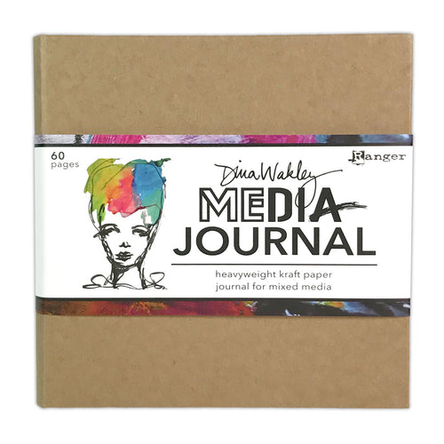 Dina Wakley Media 6x6 Kraft Journal - Art Journal Junction