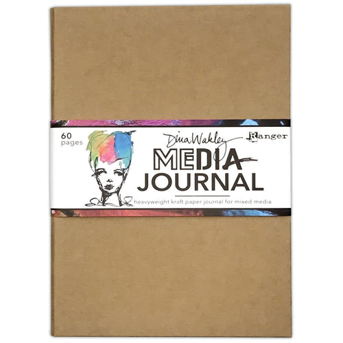 Dina Wakley Media 8x10 Kraft Journal - Art Journal Junction