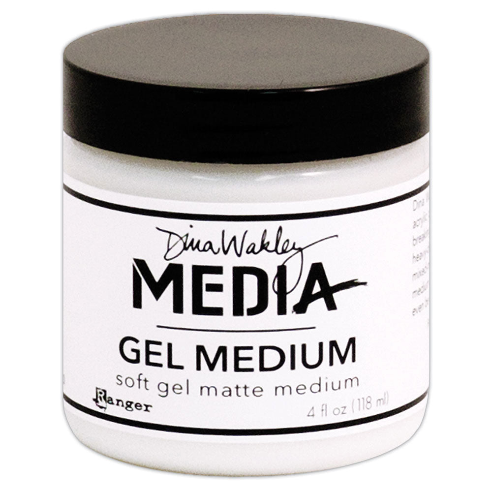 Dina Wakley Media Gel Medium, 4oz jar - Art Journal Junction