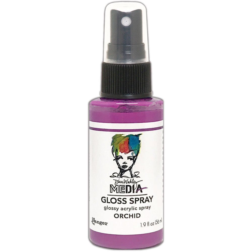 Dina Wakley Media Gloss Spray - Orchid - Art Journal Junction