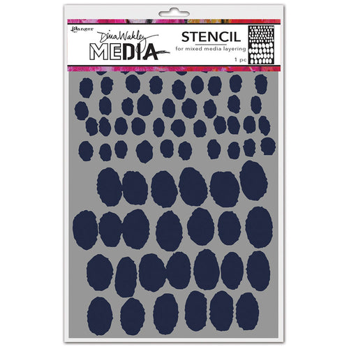 Dina Wakley Media Varied Stencil - Art Journal Junction