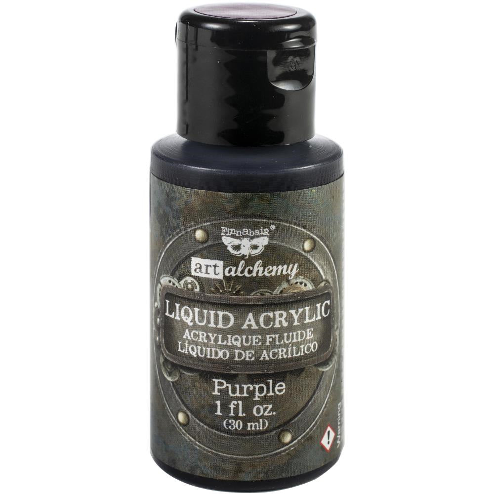 Finnabair Liquid Acrylic Paint - Purple