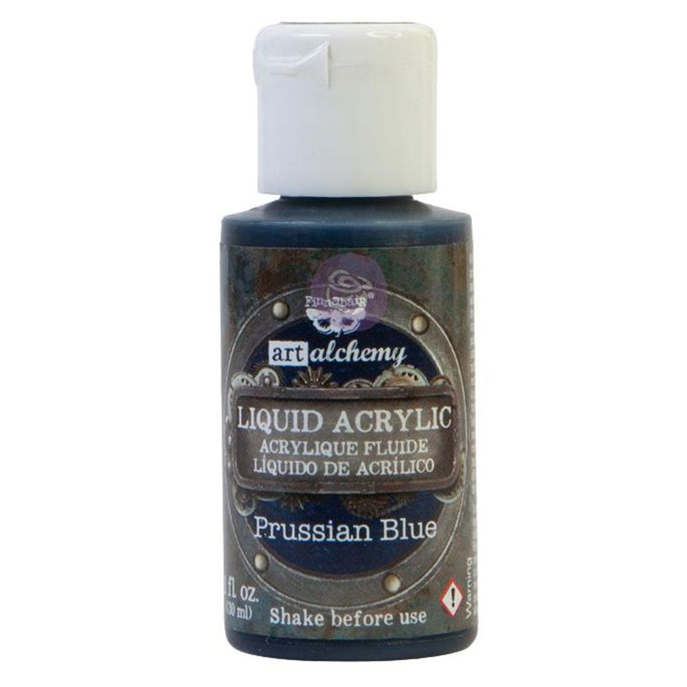 Finnabair Liquid Acrylic Paint - Prussian Blue
