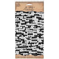 Tim Holtz Idea-ology Chitchat Sticker Book - Art Journal Junction