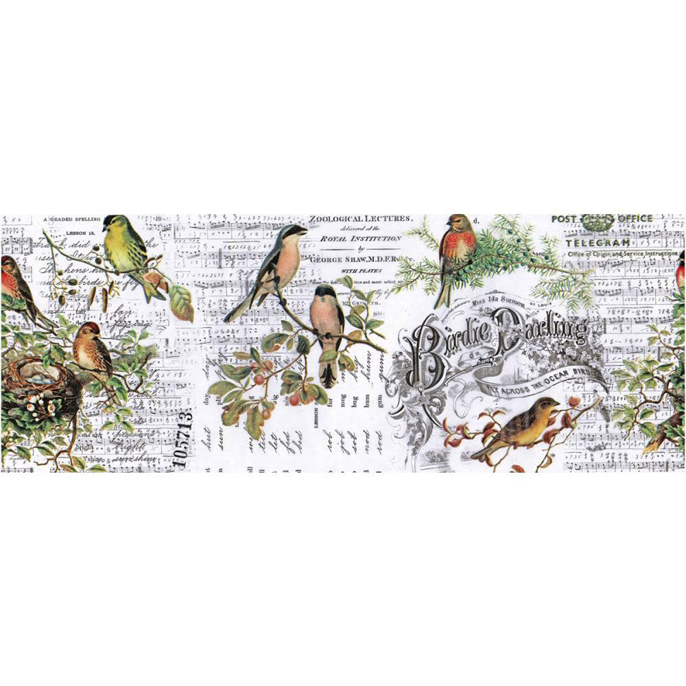 Tim Holtz Idea-ology Aviary Collage Paper - Art Journal Junction