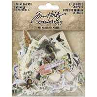 Tim Holtz Idea-ology Field Notes Snippets Ephemera