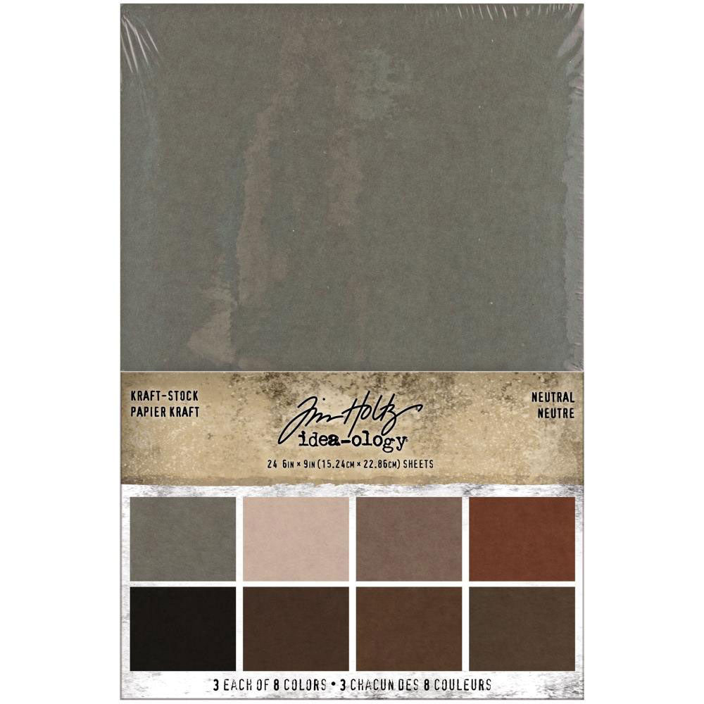 Tim Holtz Idea-ology 6x9 Neutral Kraft Stock - Art Journal Junction