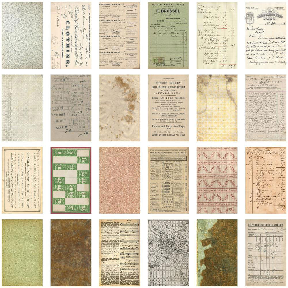 Tim Holtz Idea-ology Backdrops, Volume 1 - Art Journal Junction